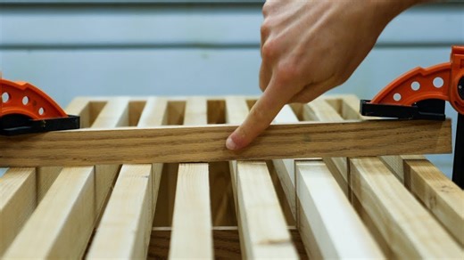 $3000 bench from basic hardware store wood!