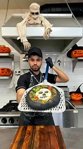 1.4M views · 14K reactions | pumpkinsauce & black Neapolitan pizza with burrata cheese recipe#pizza #cooking #recipe #shorts | Young Iranian Cook | Facebook
