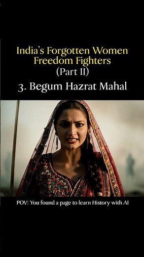 Forgotten Women Warriors of India | Untold Stories Part 2 #historyshorts #history #shorts #aihistory