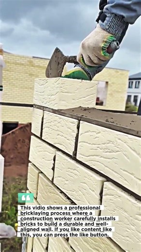 Professional Bricklaying Technique