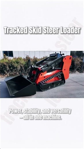Compact Tracked Skid Steer Loader | Strong Traction & Versatility