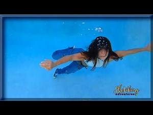 Wetlook💦Underwater Swimming with my Clothes On [Fun Pool Time Wearing Jeans and Sneakers]