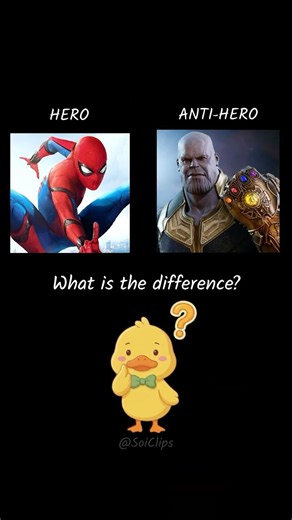 What is the difference? #hero #antihero #villain #antivillain #marvel