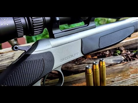 45-70 CVA Scout - First Shots and Sighting In