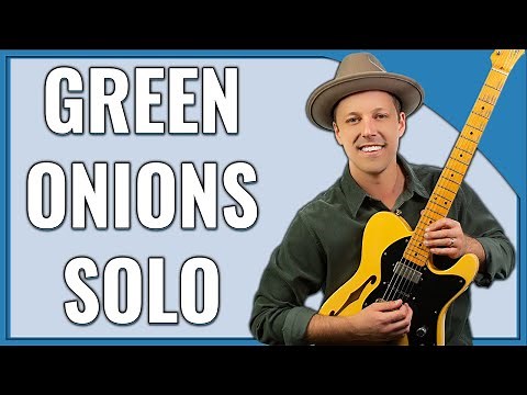 Green Onions Guitar Lesson (LEAD)