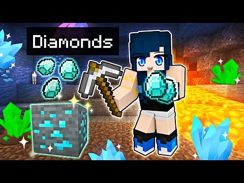 My SECRET Diamond Cave in Krewcraft!