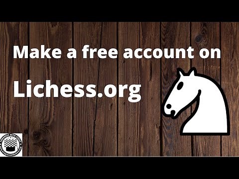How to create a free account on Lichess.org