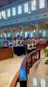 Happy Easter! Welcome Bishop Martin to St. Mark for your first Easter Sunday in the Diocese of Charlotte. Christ is Risen indeed. | St Mark Catholic Church