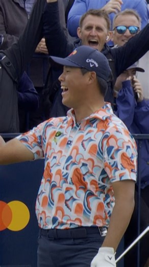 3.1M views · 45K reactions | An ace on the 17th for Si Woo Kim. | The Open | Facebook
