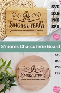 Smorcuterie Svg, Charcuterie Board Svg, S'mores Board Svg, Camping Svg, Marshmallows Svg, Cutting Board Svg, Food Tray Svg, Kitchen Quote - Etsy