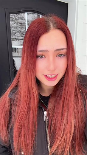 My hair is washing out 😢#winter #redhair #bubblegum #viral #fyp