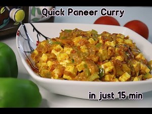 Quick paneer curry