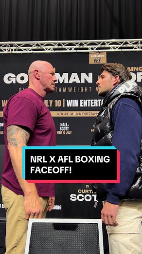 Intense NRL-AFL Boxing Face-Off: Barry Hall vs Curtis Scott
