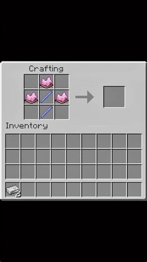Minecraft me craft a pink pickaxe #minecraft #mcpe #shorts