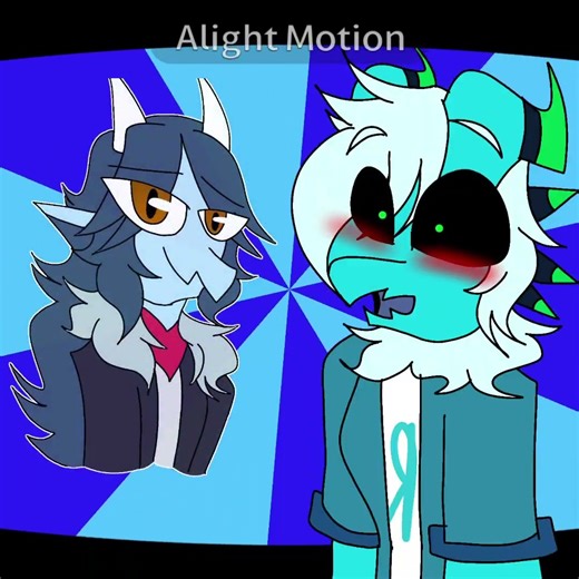 RetroSpecter x Ace (fnf) #fnf #fnfships #alightmotion #animation #art #original #originacharacter