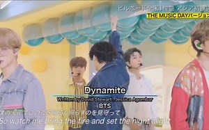 【BTS】09012 「 Dynamite 」Live现场 the music day 初披露