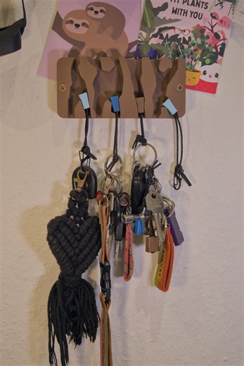 Key Rack "rock Wall" - Handmade Rock Structure Design Made From Recycled PLA Including 6 Nuts & Mounting Kit - Etsy
