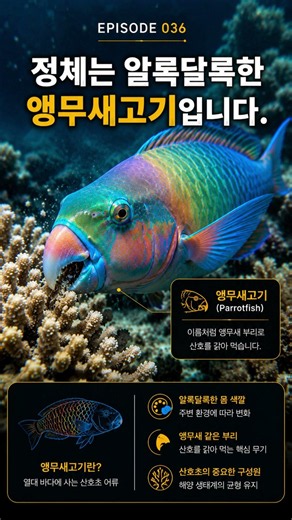 우리가 걷는 모래를 만드는 물고기