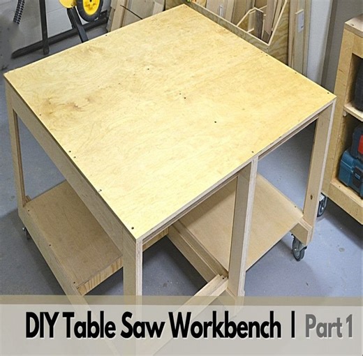30K views · 238 reactions | DIY Mobile Table Saw Workbench (Dewalt 7491) Part 1 | Woodworking Tools | Facebook