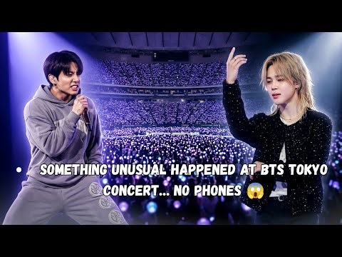 Why BTS’s Tokyo Concert Felt So Different | Jungkook & Jimin Changed Everything! 😱