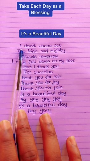Beautiful Day Lyrics and Song Analysis
