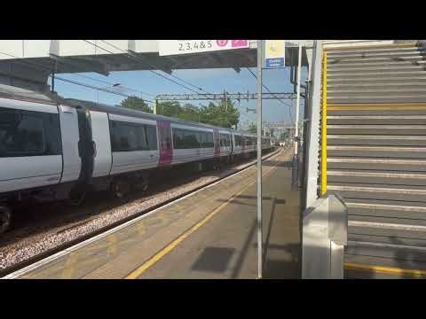 c2c Class 357/3 357 319 Giving a tone before passing Upminster. May 2025