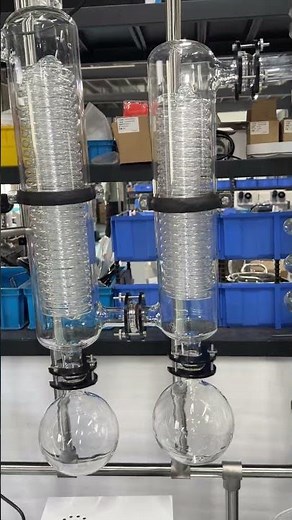 Glass Short-Path Molecular Distillation System
