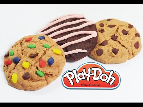 DIY Play-doh cookie tutorial how to make playdoh cookies