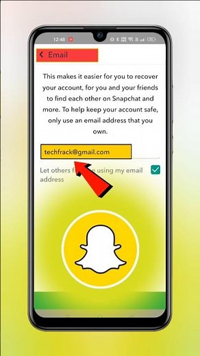 Snapchat mein email kaise add kare 2026 | How to add email on Snapchat account #techfrack #snapchat