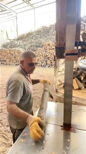 Firewood process #logsplitter #woodwork