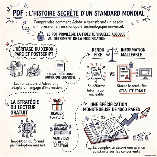L'épopée du PDF : de l'invention de PostScript à la libération open source