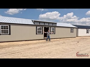 It's HUGE!! 18x60 Dormer Cabin Shell Review