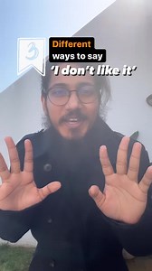 1.7K reactions · 97 shares |  English Vocabulary and Fluency.   4 DIFFERENT WAYS to say: “I DON’T LIKE IT” Like欄share 盧 Bookmark  & feel free to comment or share your thoughts!  #english #learnenglish #englishtips #englishteacher #ewaenglish #esl #viral #trending #ingles #anglais | English Connoisseur Tas | Facebook