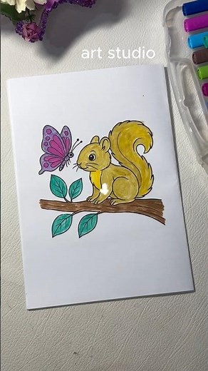 Watch This Squirrel Drawing Come to Life!