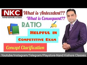What is Antecedent and Consequent| Antecedent and Consequent in Ratio| Very Important Concept