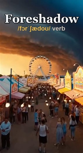 Foreshadow meaning — A sign that something will happen later