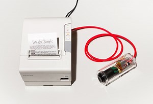 CONSTI2GO receipt printer hacked to produce the US constitution in 6 seconds