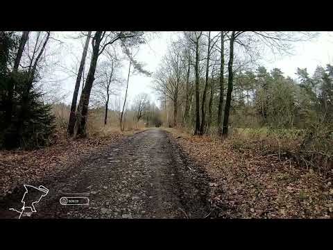 🏃75min Virtual Treadmill Run, Northern Teutoburg Forest, Osnabrück region, Lower Saxony, Germany