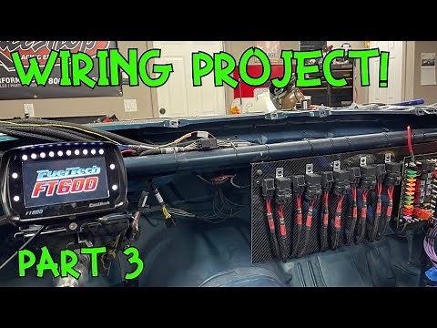 Carbon Fiber Relay Board, Fueltech Pro Harness and Smart Coils - RACE CAR WIRING SERIES - Part 3!