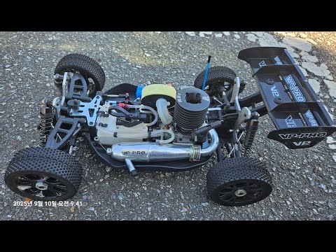 Nitro Engine RC car driving