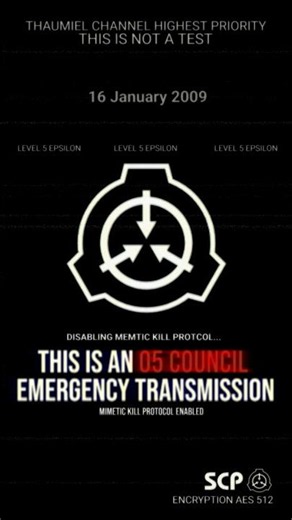 05 Council Emergency Transmission, SCP-3812 (2009)