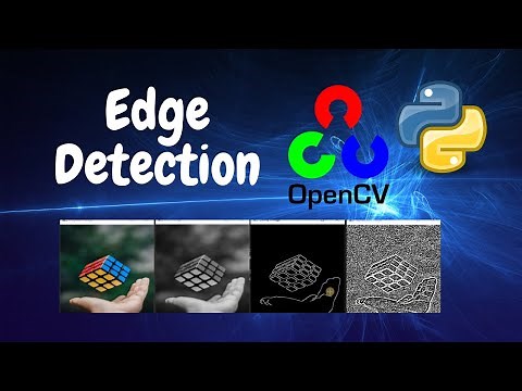 Edge Detection using OpenCV (Canny/Laplacian) | Python