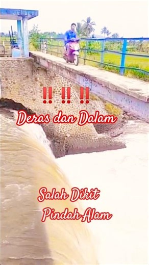 ‼️Dag Dig Dug 😱 Butuh Keberanian Melewati Jembatan ini. #shorts #keindahanalam #jembatanpenghubung