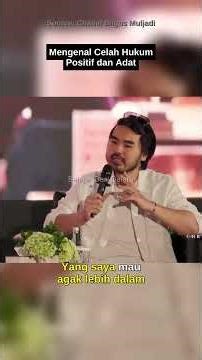 Mahfud MD - Bagus Muljadi: mengenal celah hukum positif dan adat