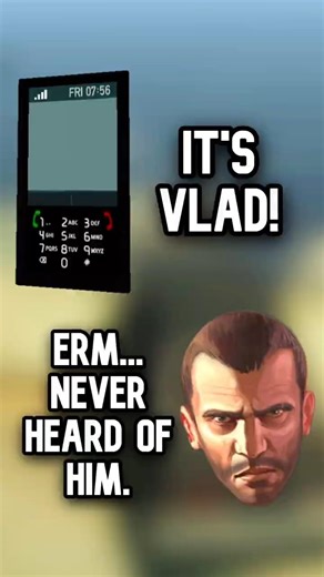 Niko Pretends Not to Know Vlad to Vlad | Grand Theft Auto IV Remastered Edition Shorts