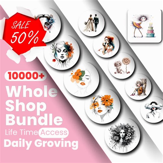 1950s Fashion Illustration: Vintage Glamour Woman Clipart (PNG) - Etsy