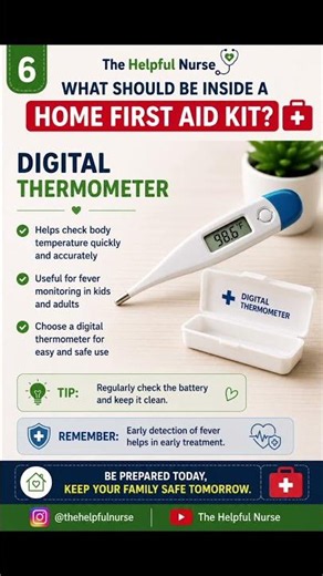 Every home should have a basic first aid kit ready for emergencies.