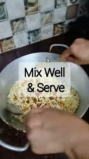 Murmura Namkeen Recipe | Easy & Quick Tea Time Snack Recipe | Puffed Rice Snack | #Shorts