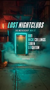 This month we journey back again! Lost Nightclubs is back! Nov 22nd at the Mothership. Tickets selling fast on Eventfinda.co.nz | Shae Sterling