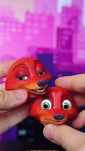 Zootopia Nick & Judy Figure with Movable Eyes! 🤩🦊🐰#Zootopia #NickAndJudy #NickWilde #shorts